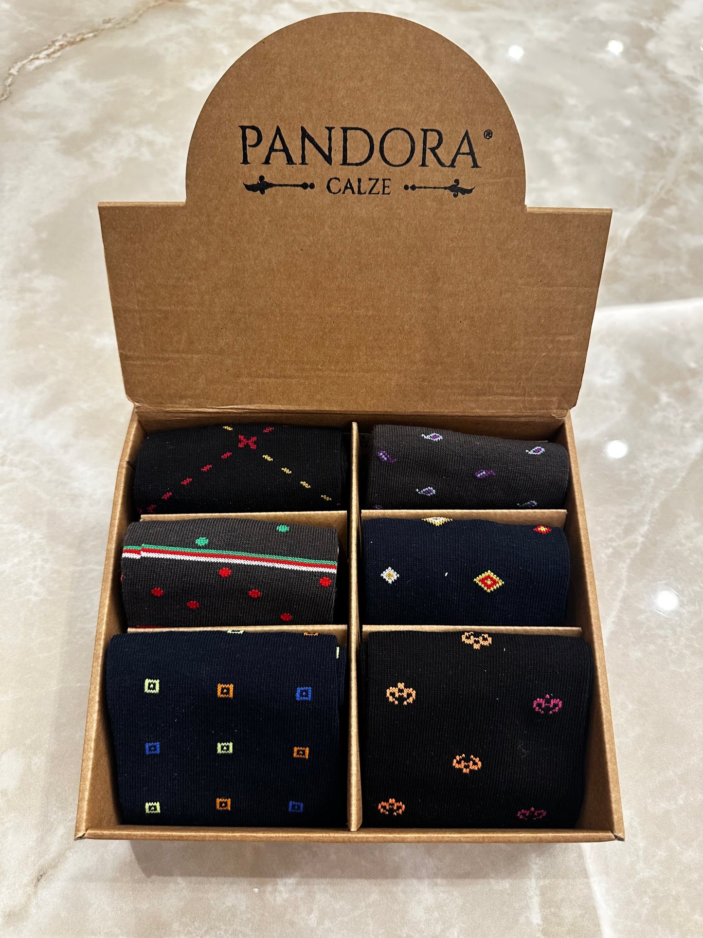 Box calzini pandora