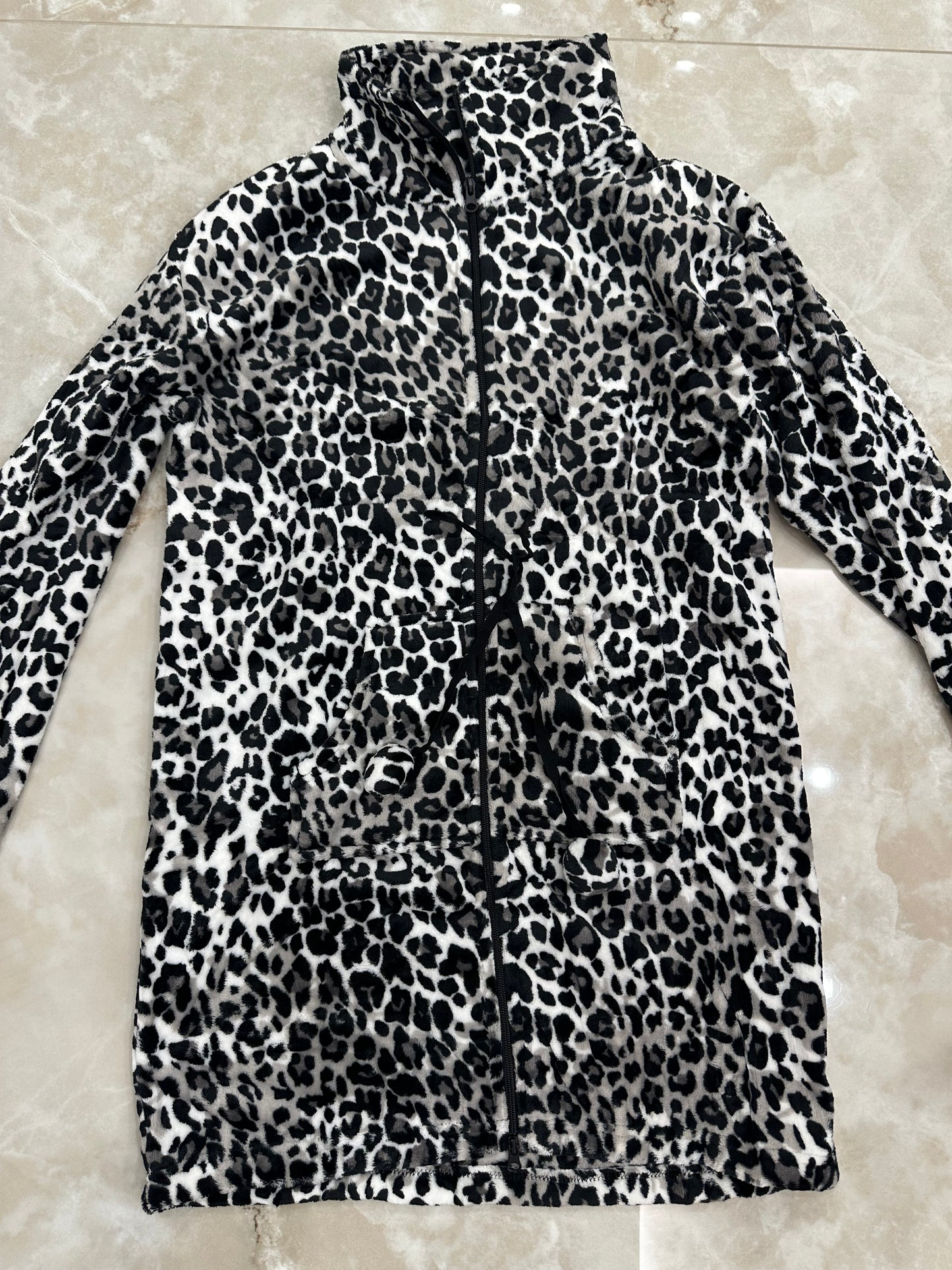 Vestaglia animalier zip